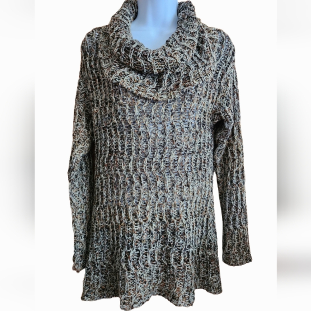Coldwater Creek Open Knit Sweater Size S